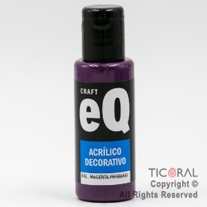 ACRIL.DECOR.EQ 501 MAGENTA PRIMARIO 50ML X 6 UNIDADES